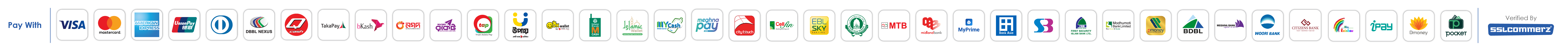 Accepted payment methods